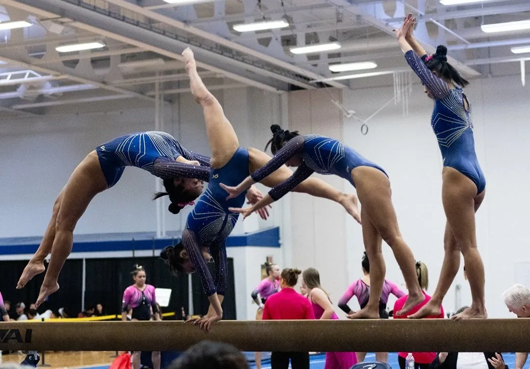 Corey Foster Gymnastics Beam Long Exposure